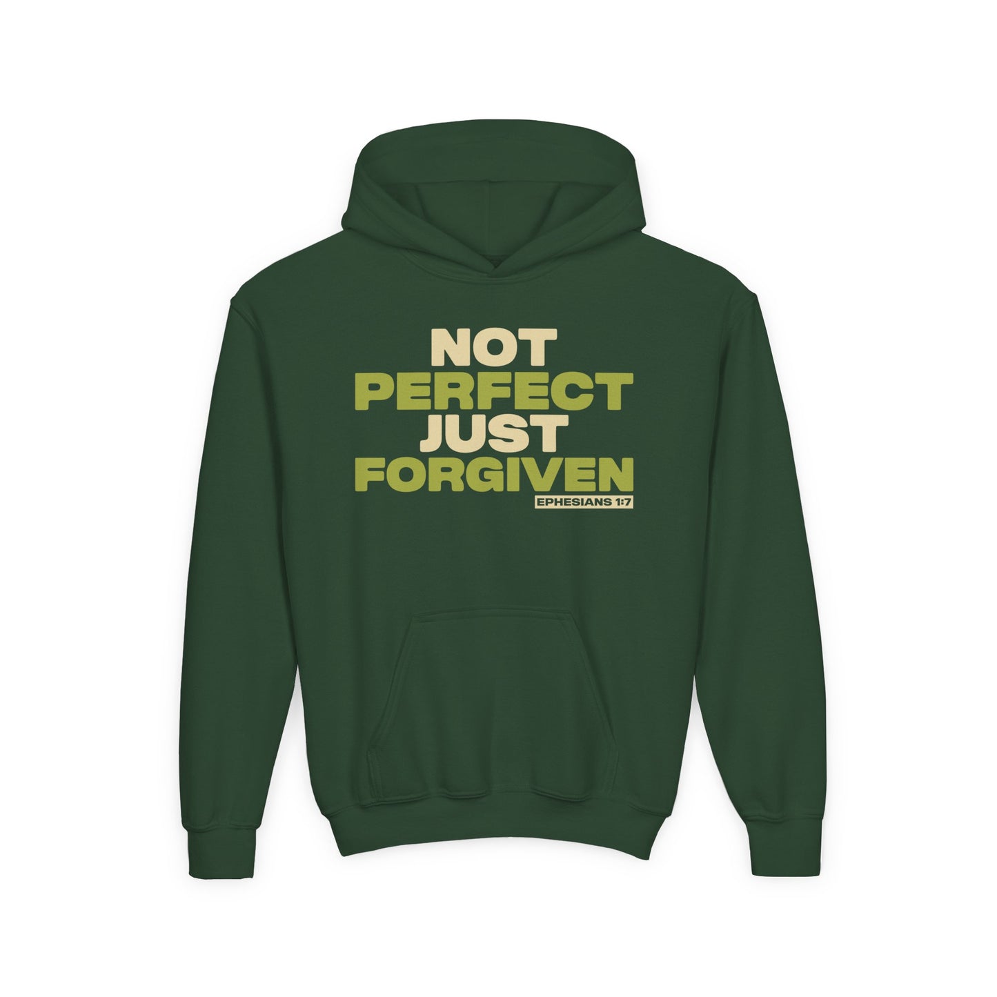 Not Perfect. Just Forgiven Youth Hoodie
