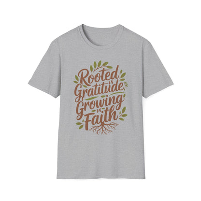 Rooted in Gratitude, Growing in Faith Tee
