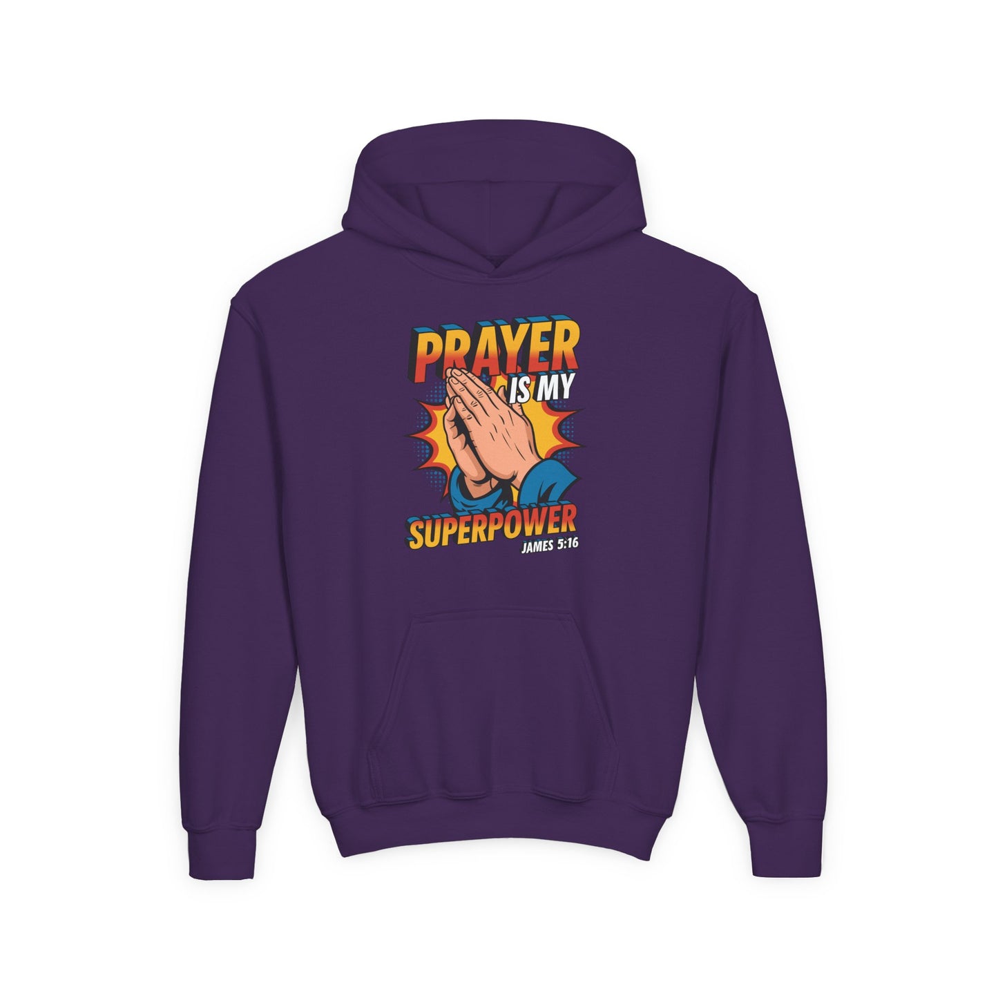 Prayer is My Superpower Youth Hoodie
