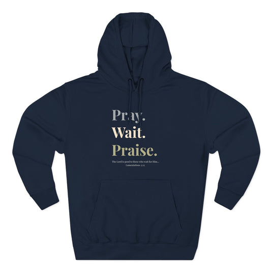 Pray. Wait. Praise Hoodie