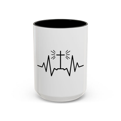 Heartbeat of the Cross Coffee Mug