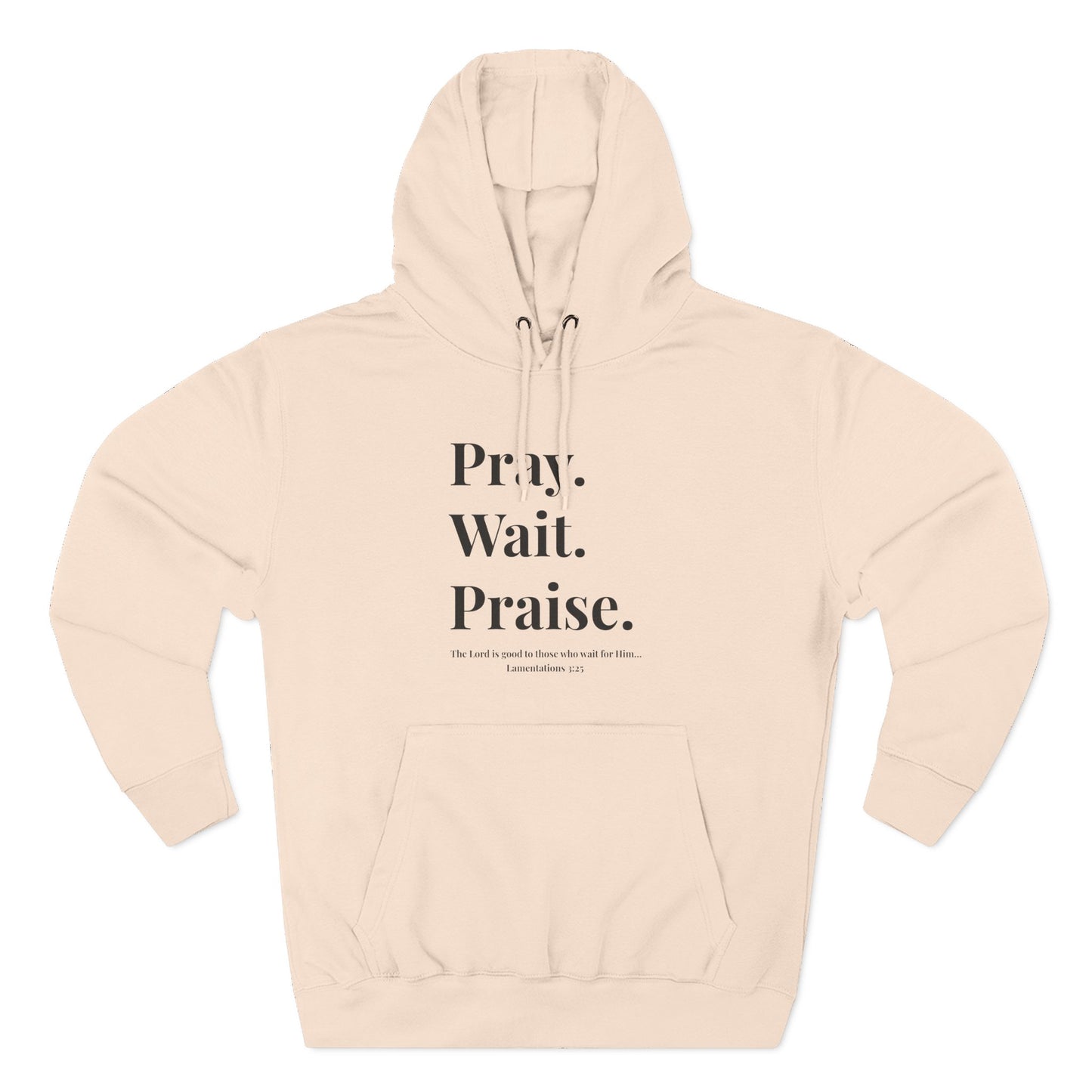 Pray. Wait. Praise Hoodie