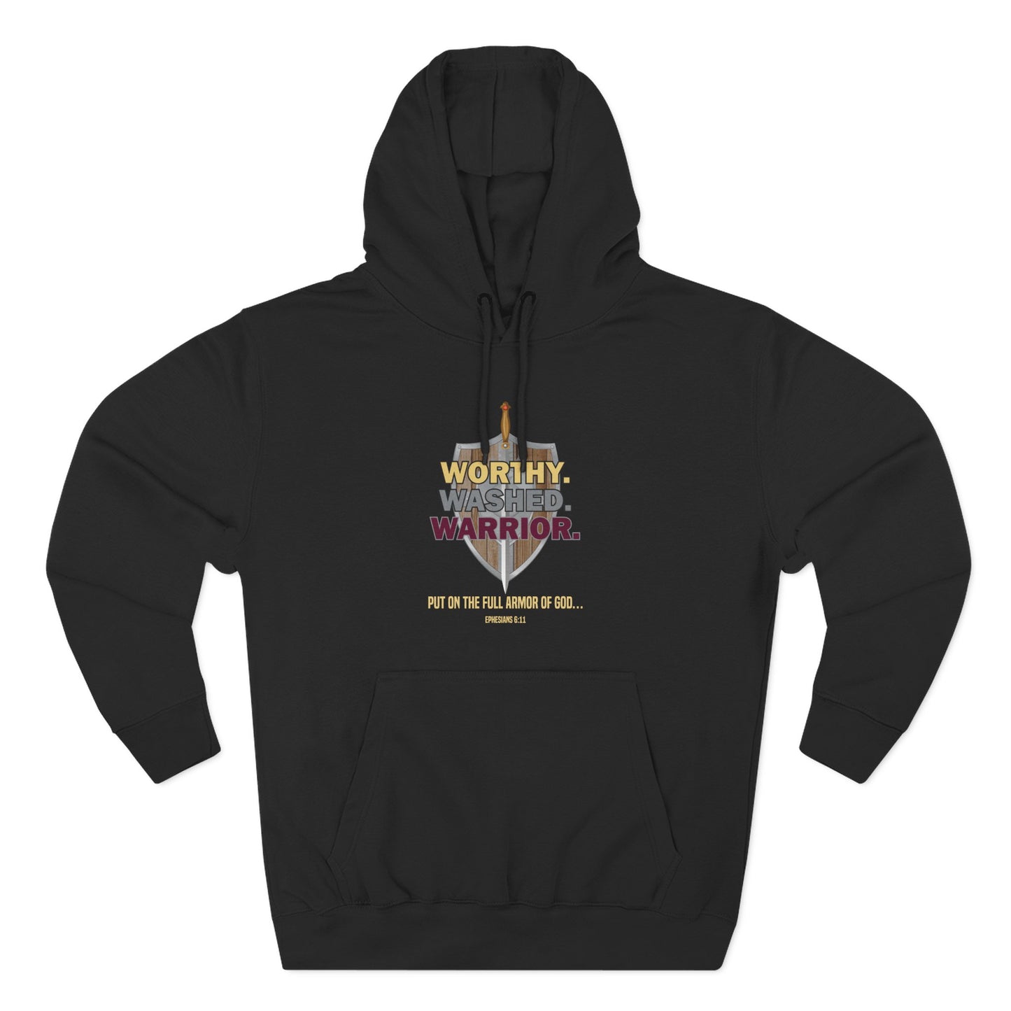 Worthy. Washed. Warrior Hoodie