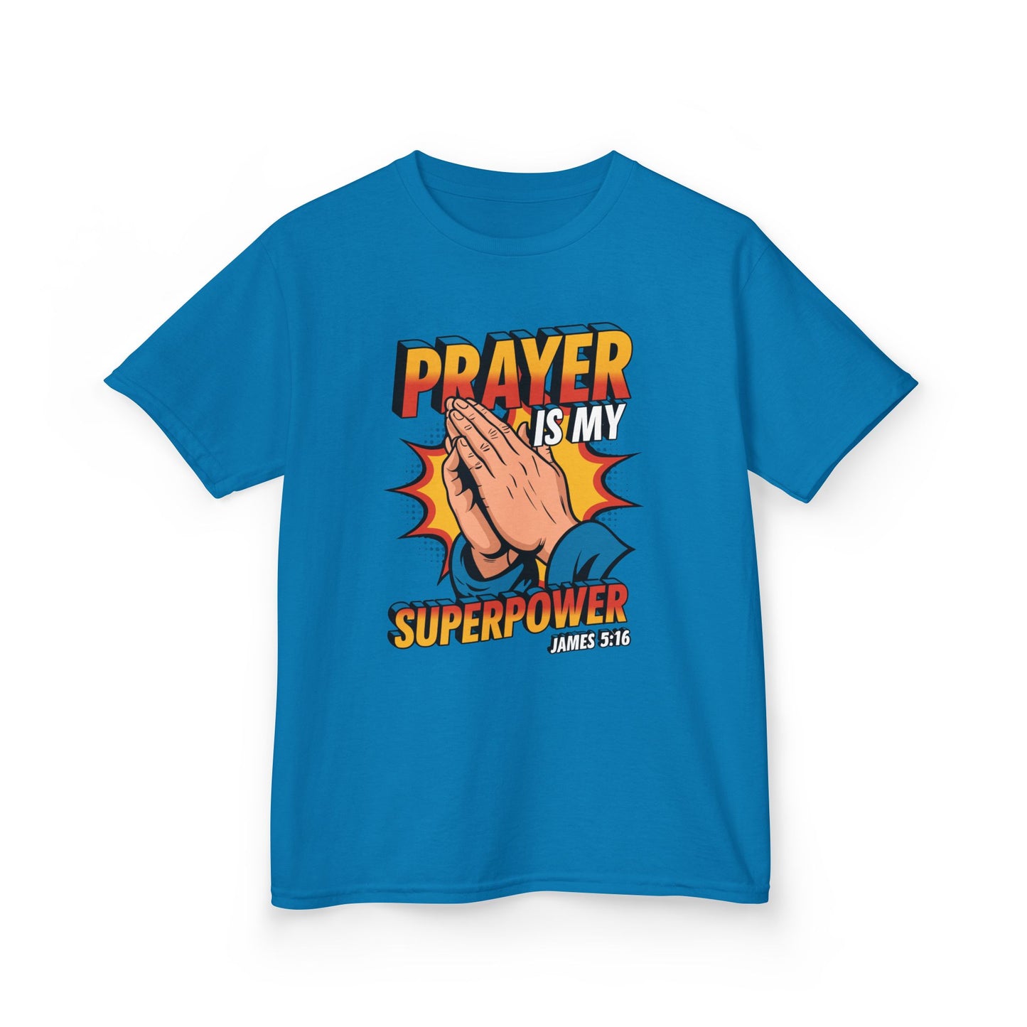 Prayer is My Superpower Kids Tee