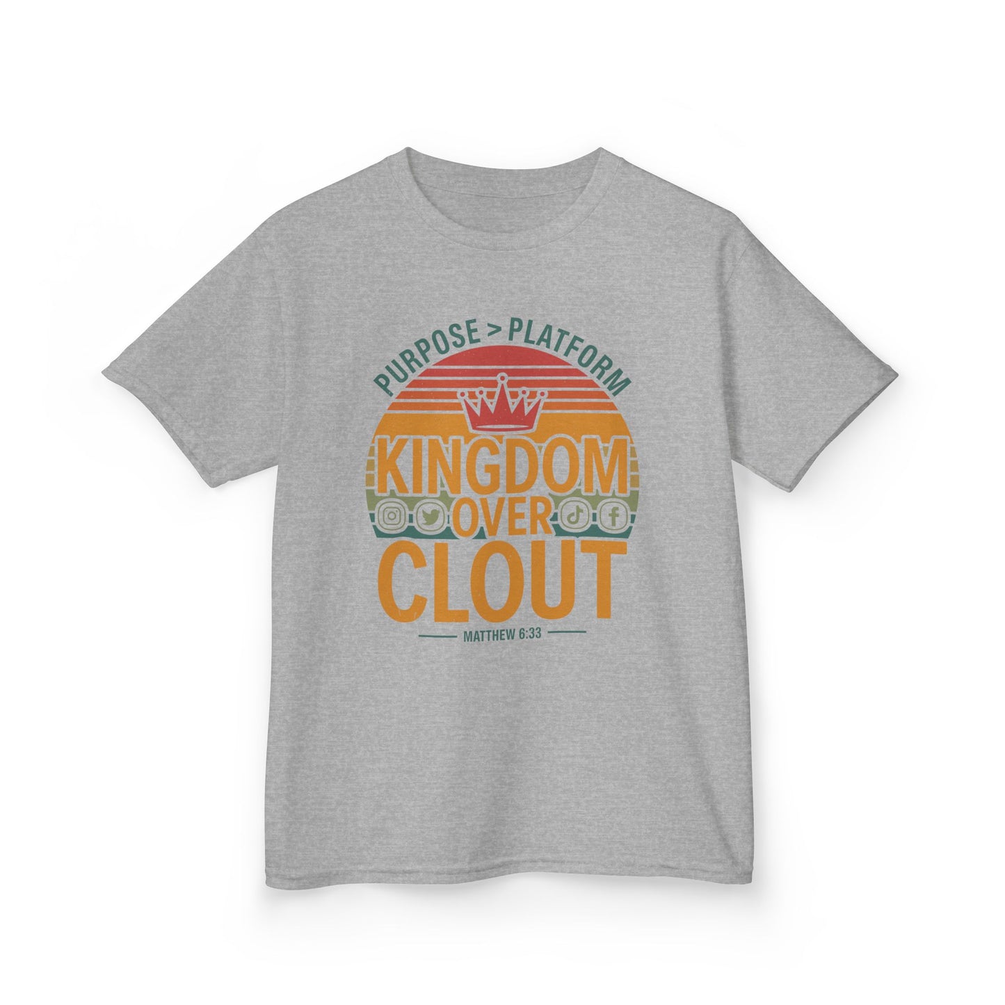 Kingdom Over Clout Kids Tee