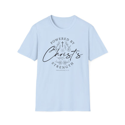 Powered by Christ’s Strength Tee