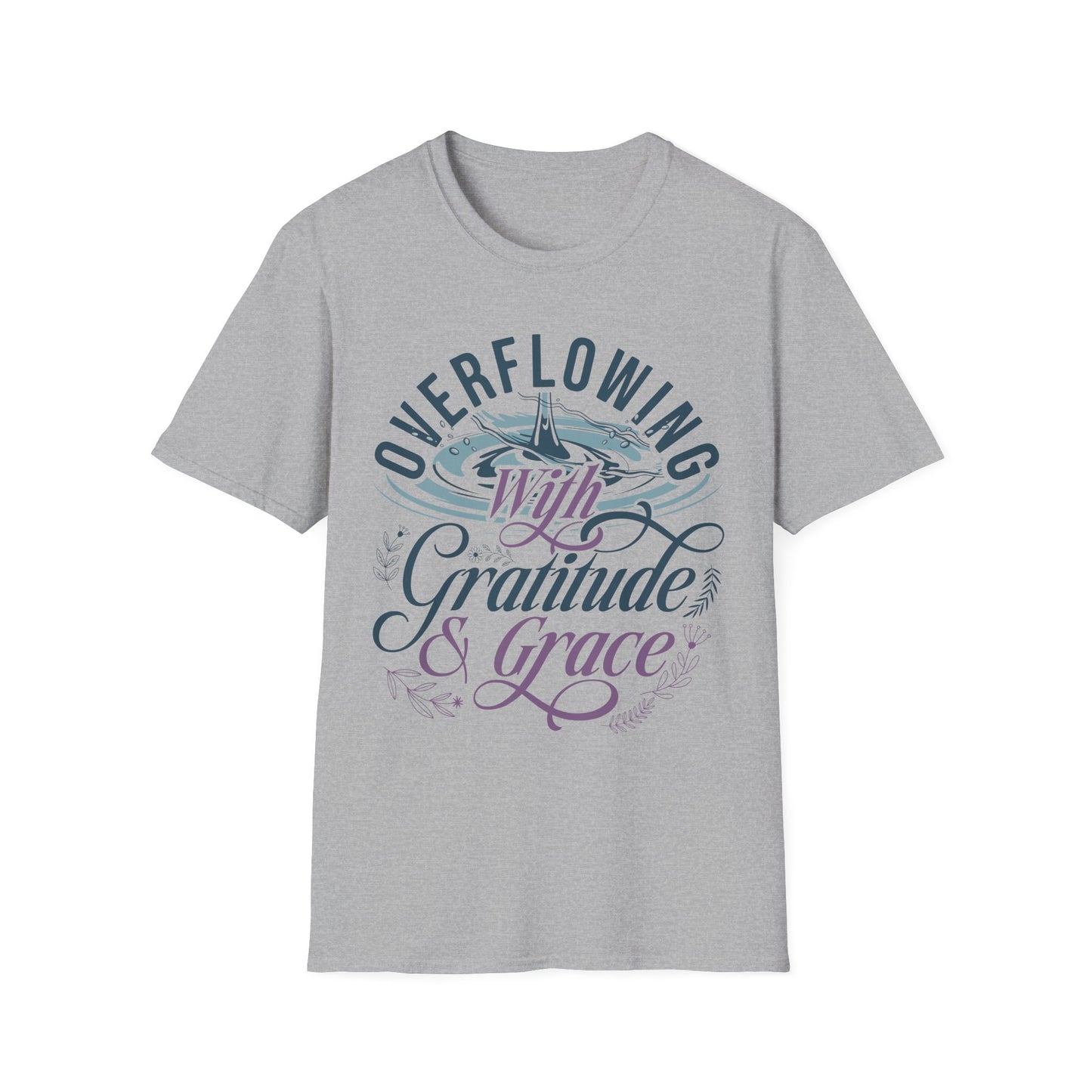 Overflowing with Gratitude & Grace Tee