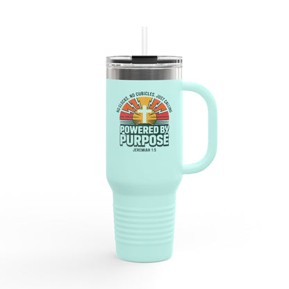 Powered by Purpose Travel Mug