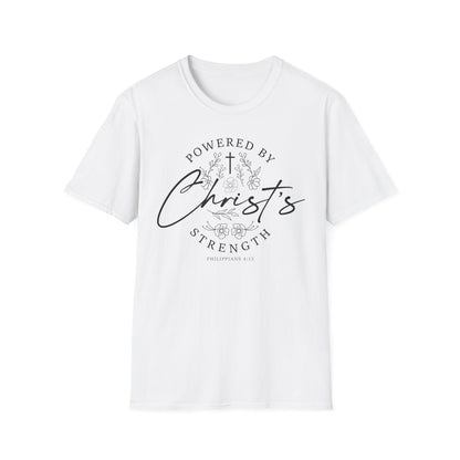Powered by Christ’s Strength Tee