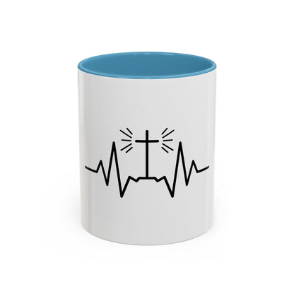 Heartbeat of the Cross Coffee Mug