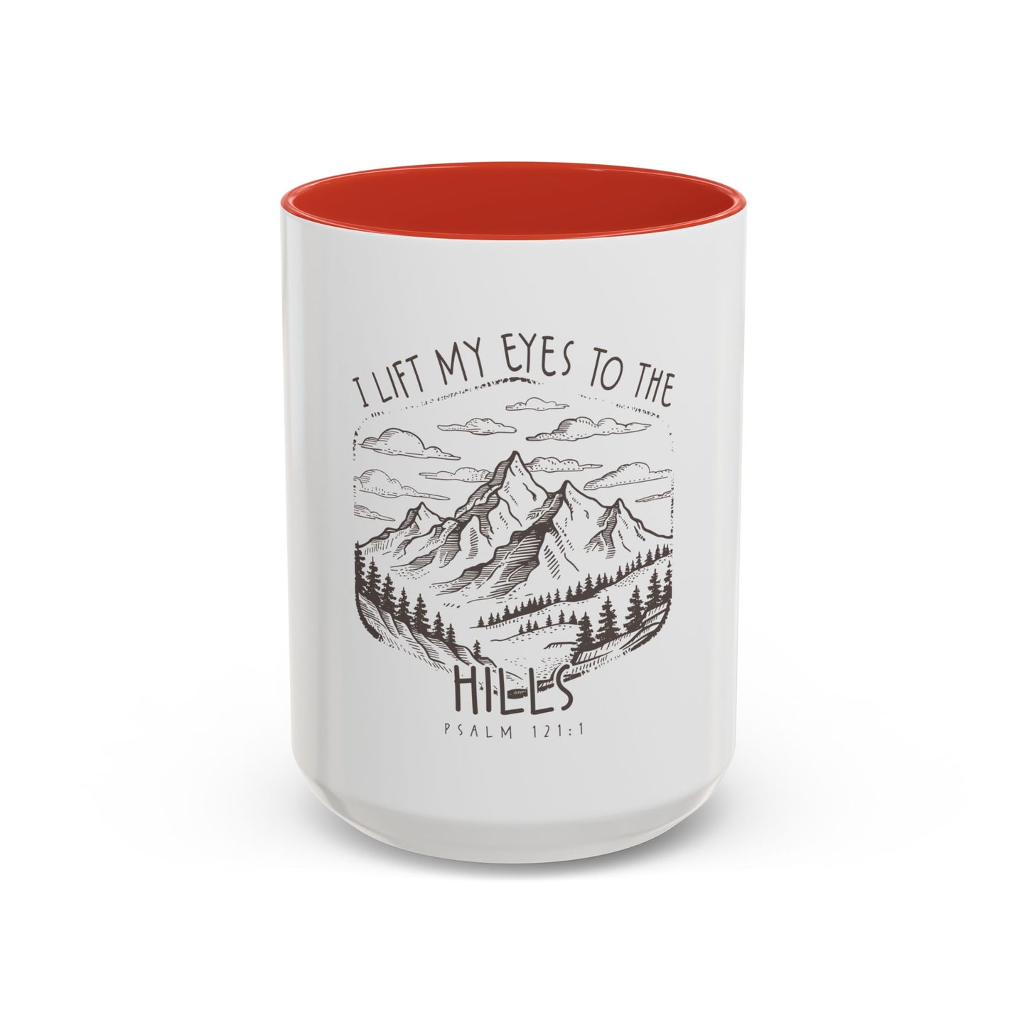 I lift my eyes to the hills Coffee Mug