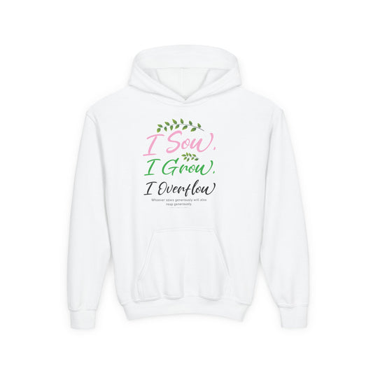 I Sow, I Grow, I Overflow Youth Hoodie
