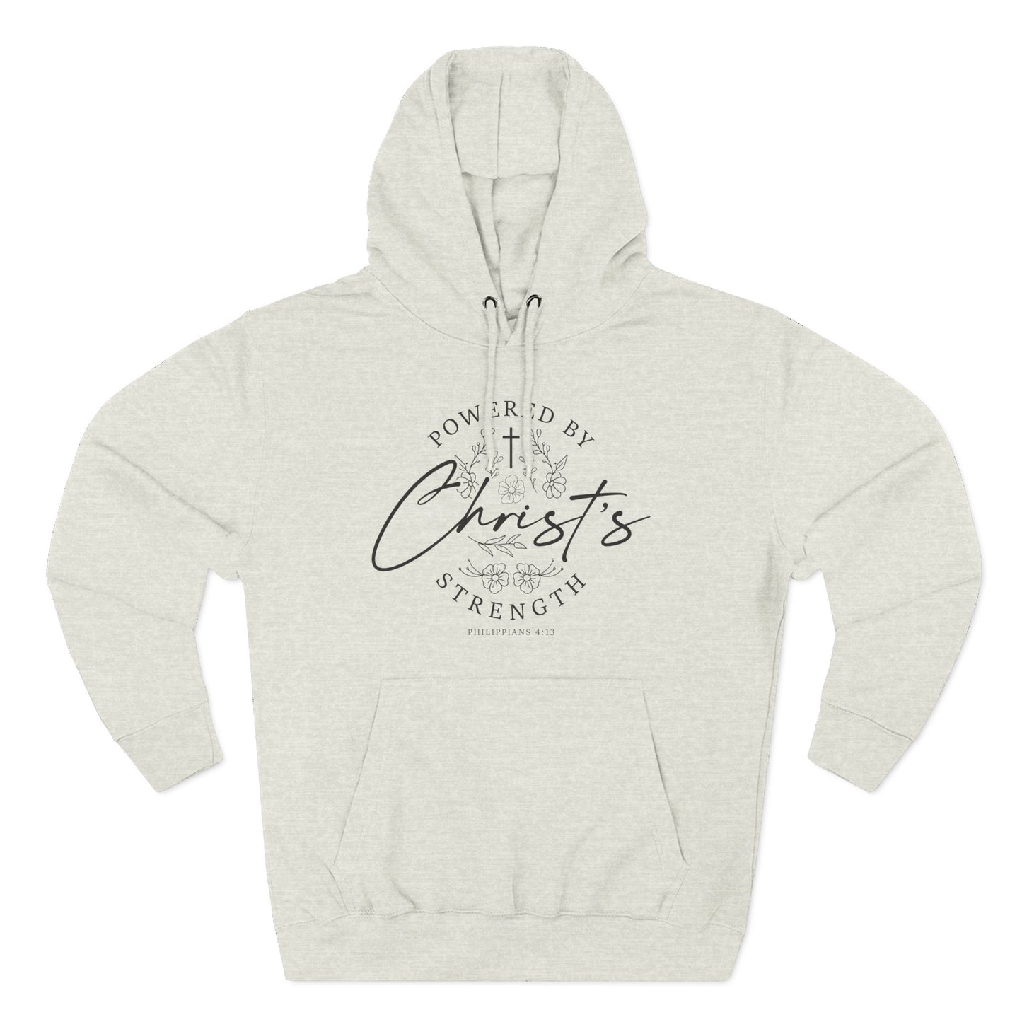 Powered by Christ’s Strength Hoodie