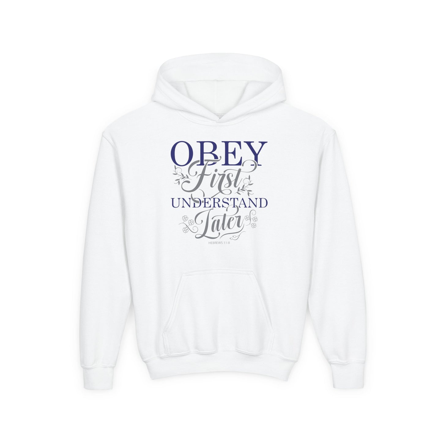 Obey First. Understand Later Youth Hoodie