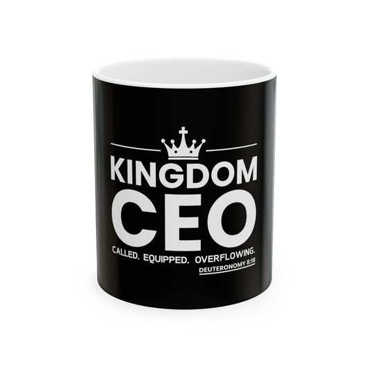 CEO: Christ Empowers Ownership Ceramic Mug