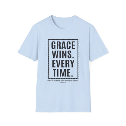 Grace Wins. Every Time Tee