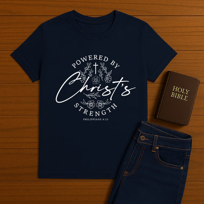 Powered By Christ  Tee