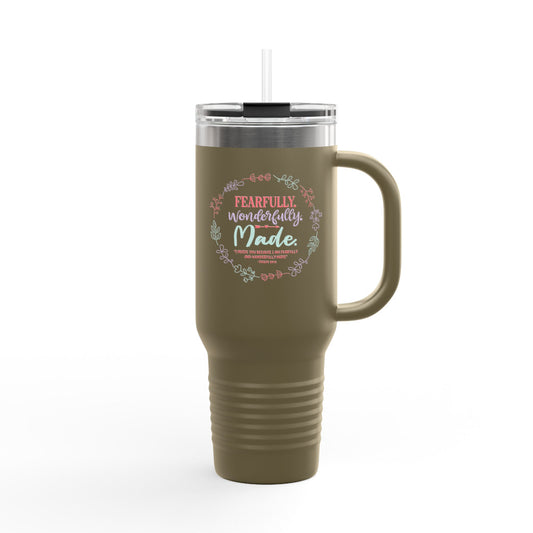 Fearfully. Wonderfully. Made Travel Mug