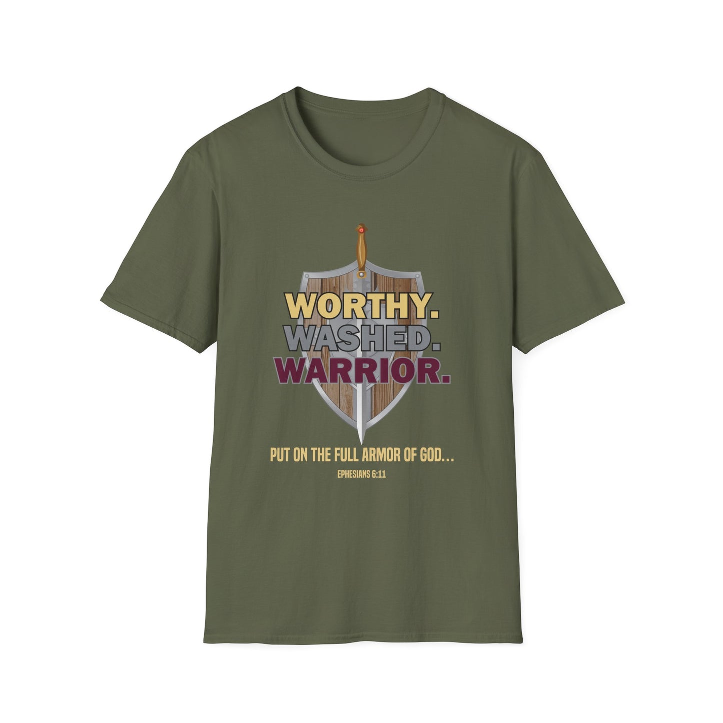 Worthy. Washed. Warrior Tee