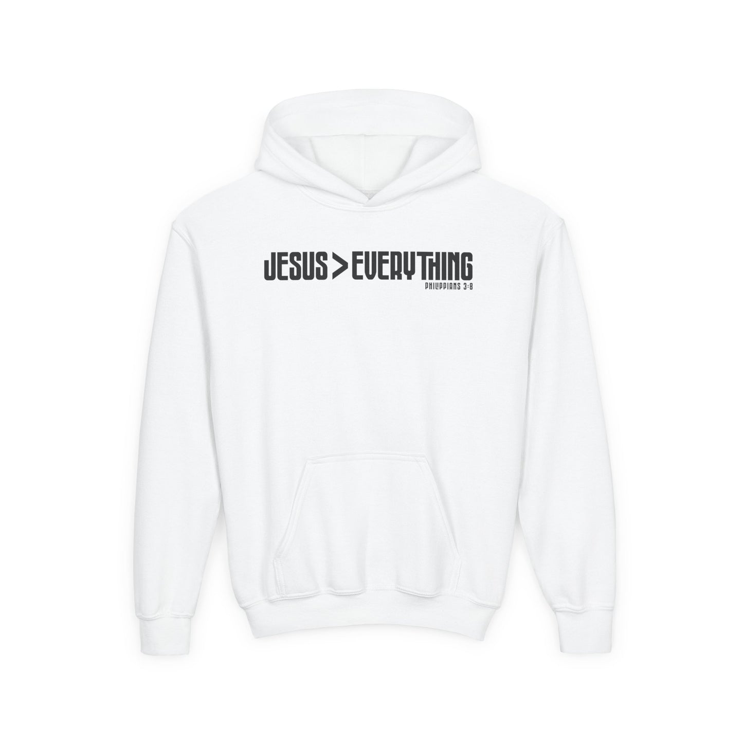 Jesus > Everything Youth Hoodie