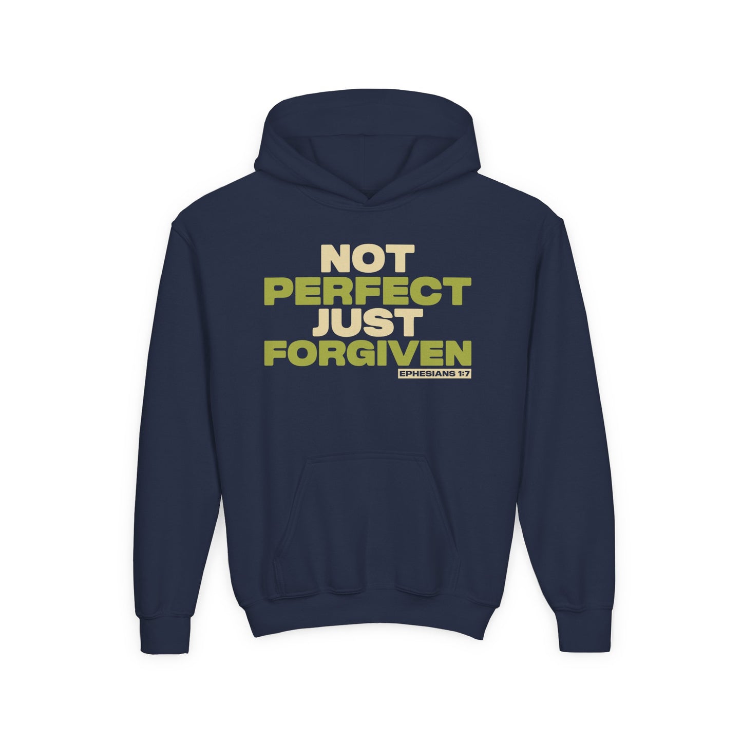 Not Perfect. Just Forgiven Youth Hoodie