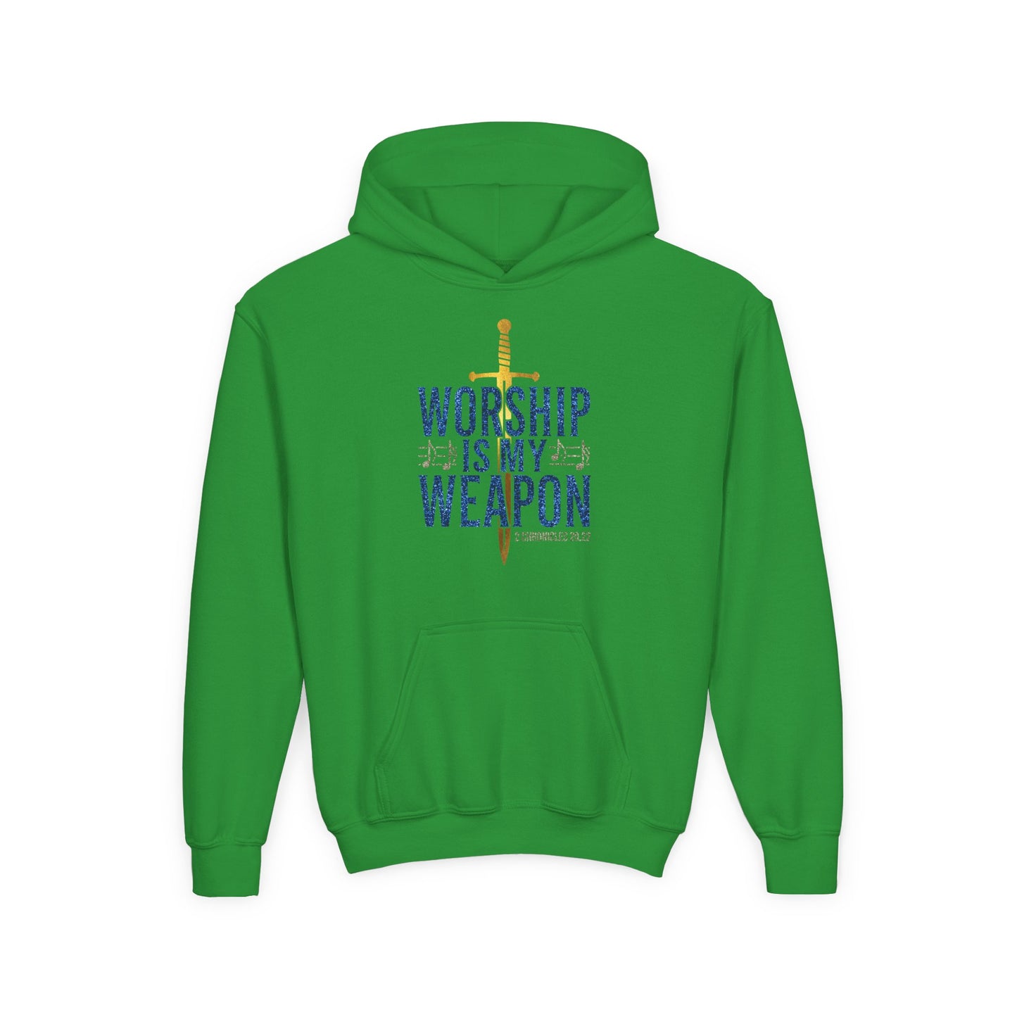 Worship is My Weapon Youth Hoodie