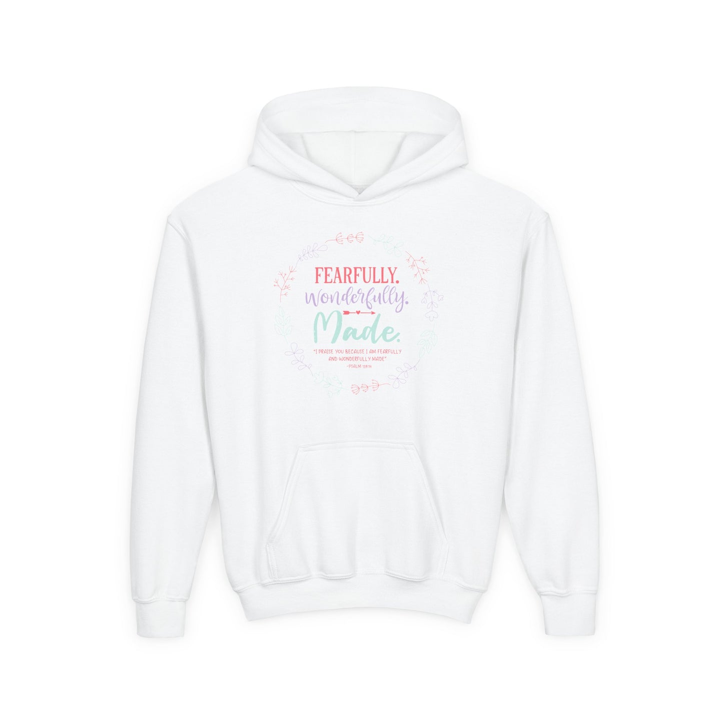 Fearfully. Wonderfully. Made Youth Hoodie