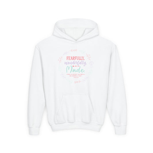 Fearfully. Wonderfully. Made Youth Hoodie