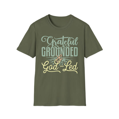Grateful, Grounded, & God-Led Tee