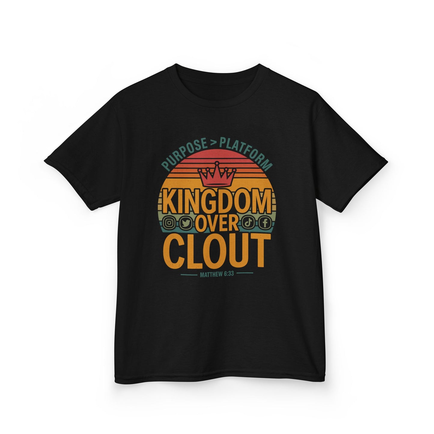 Kingdom Over Clout Kids Tee
