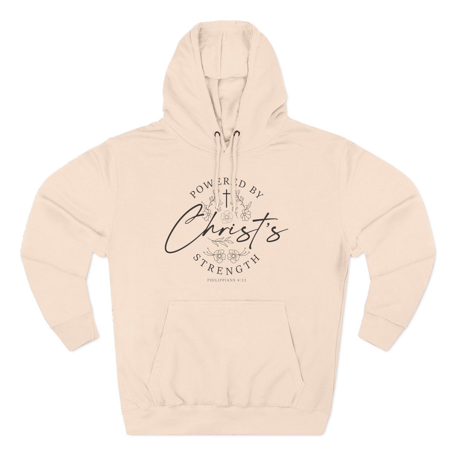 Powered by Christ’s Strength Hoodie