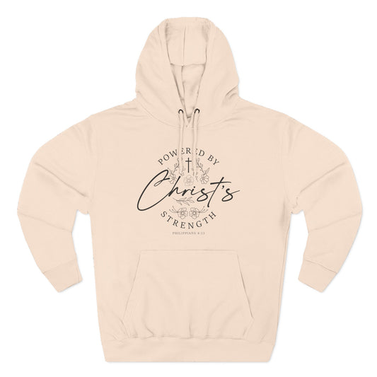Powered by Christ’s Strength Hoodie