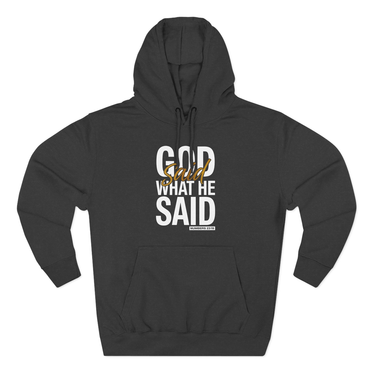 God Said What He Said  Hoodie