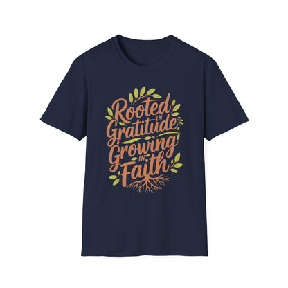 Rooted in Gratitude, Growing in Faith Tee