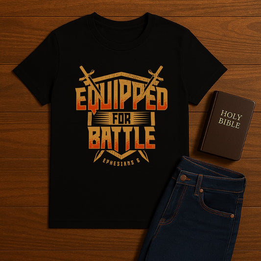 Equipped for Battle  Tee