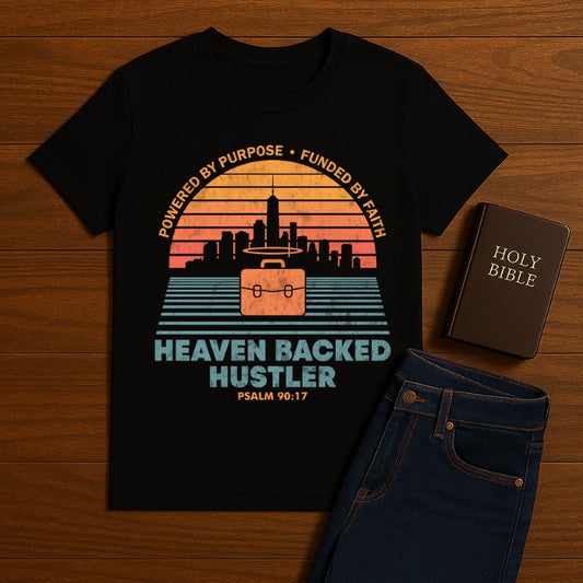 Heaven Backed Hustler  Tee