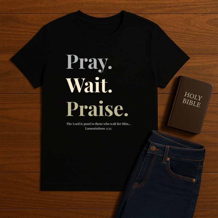 Pray Wait Prasie Tee