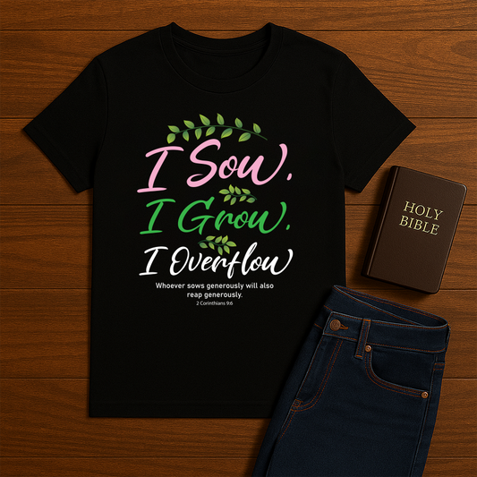 I Sow I Grow I Overflow   Tee