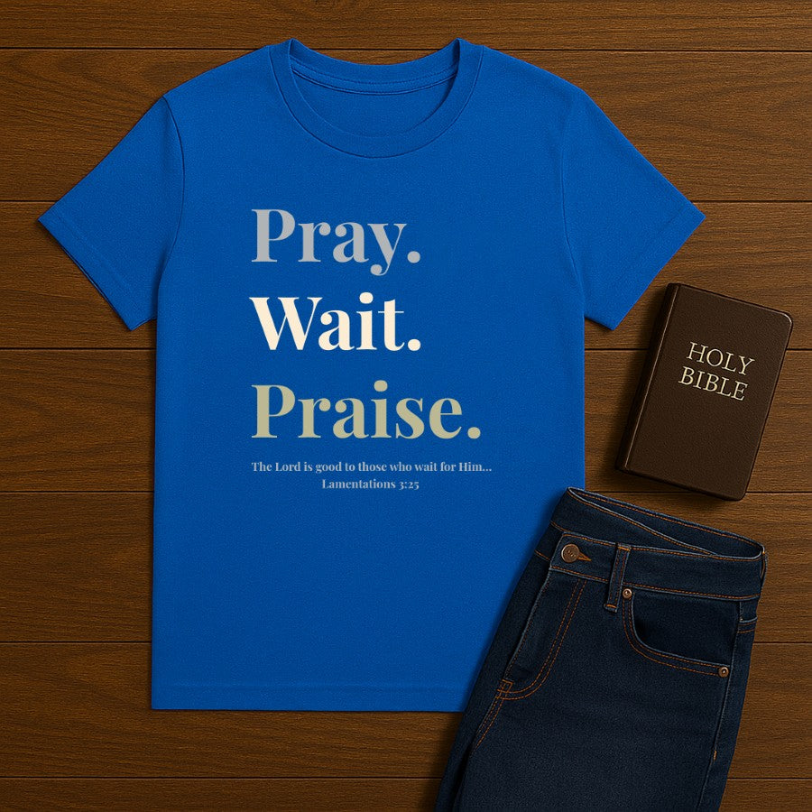 Pray Wait Prasie Tee