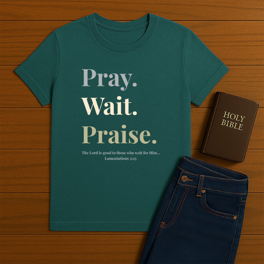 Pray Wait Prasie Tee
