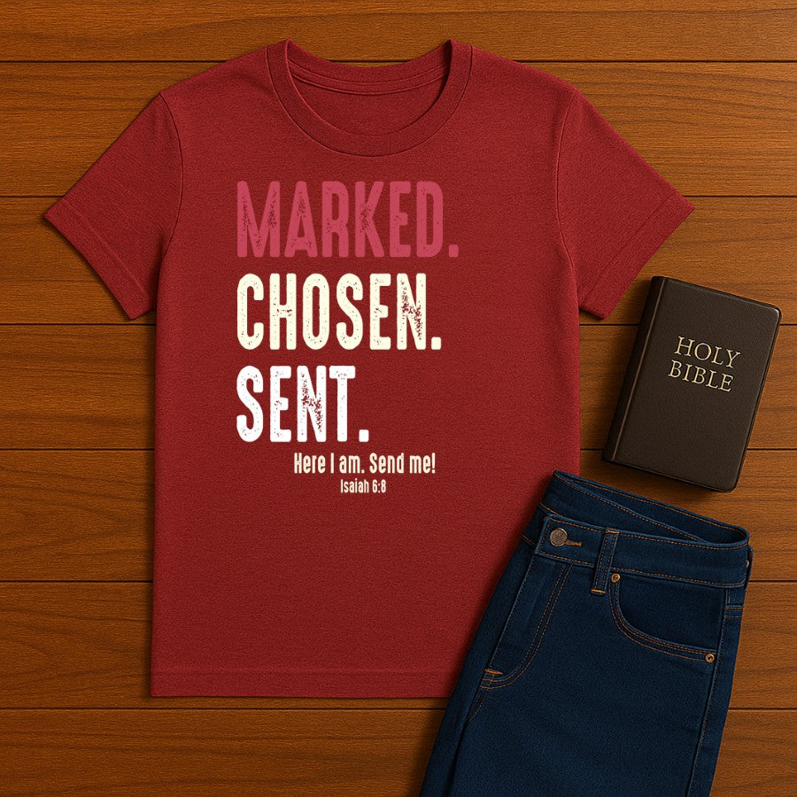 Marked Chosen Sent Tee
