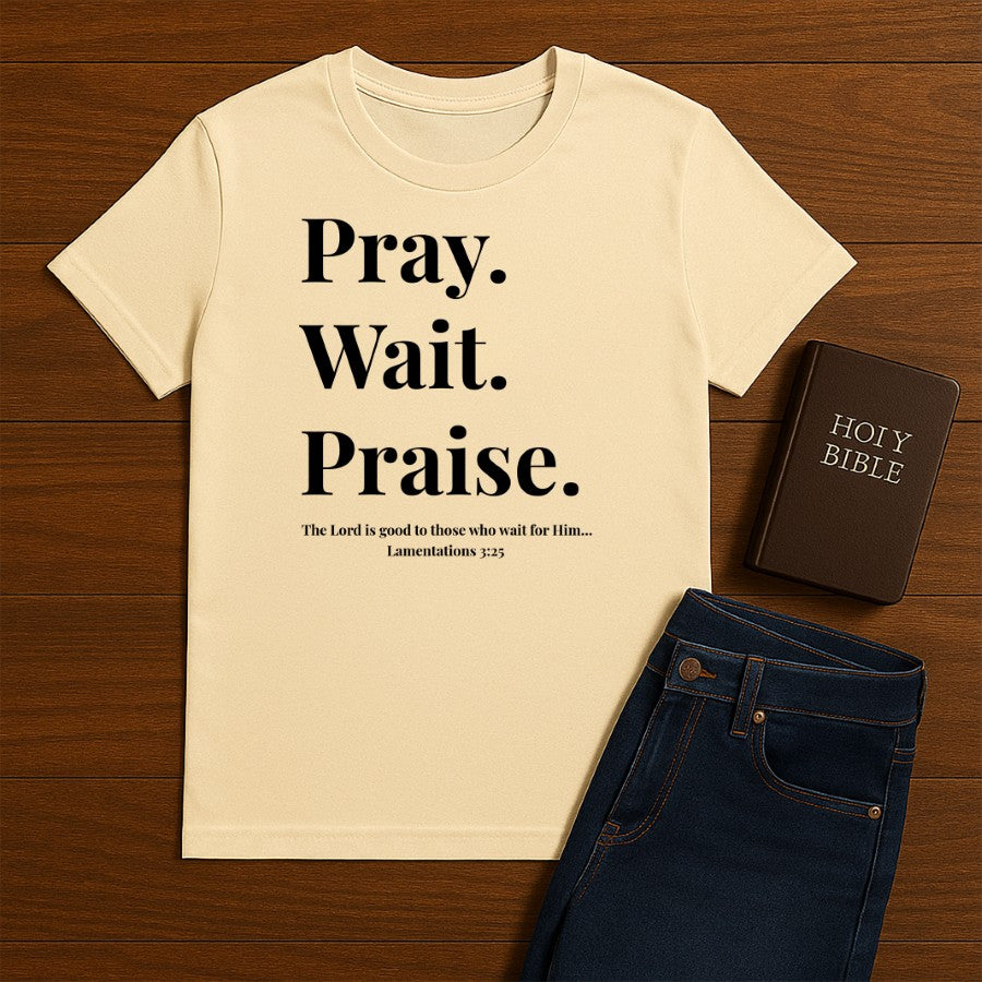 Pray Wait Prasie Tee