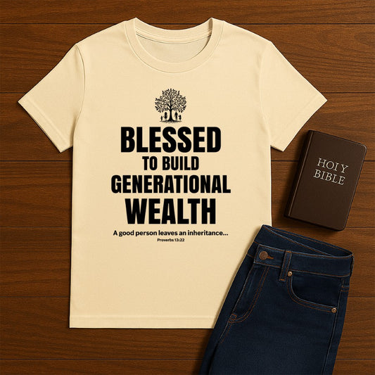 Blessed To Build Generational wealth   Tee