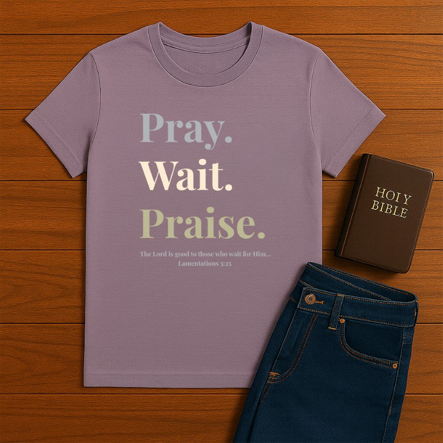 Pray Wait Prasie Tee